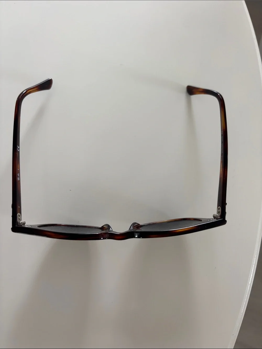 Ray-Ban Classic Tortoise Frame Sunglasses with gold tint lenses. Prescription
